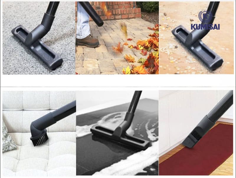 Đầu hút đa dạng, linh hoạt sử dụng tùy theo khu vực