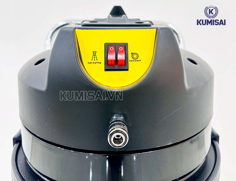 Điều khiển phun - hút bằng hệ thống công tắc 