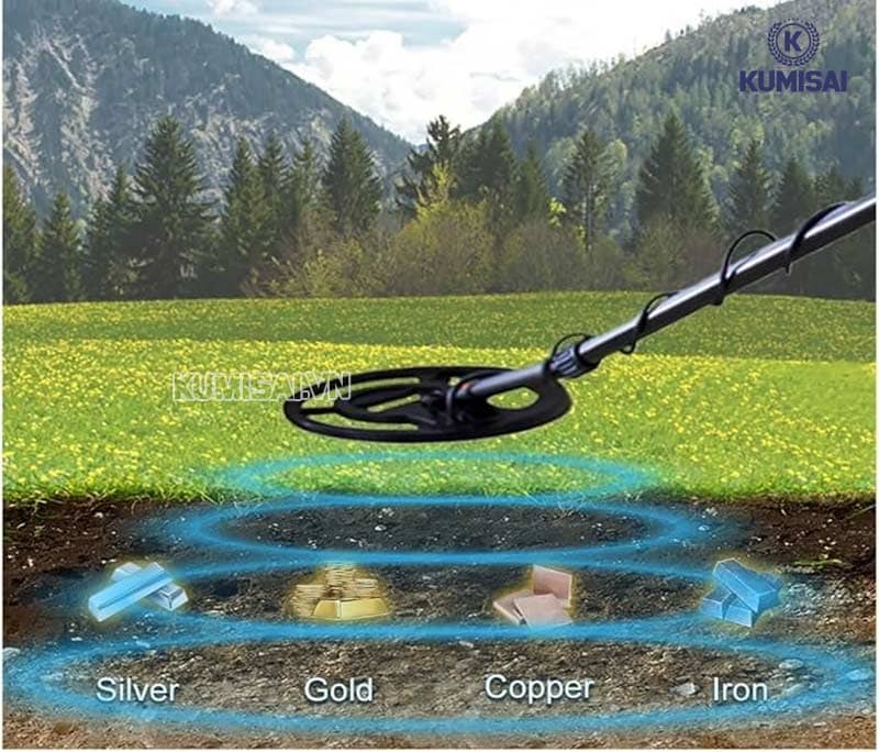 Độ nhạy cực cao để phát hiện kim loại 