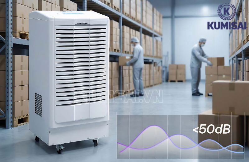 Độ ồn vận hành của máy thấp Độ ồn vận hành của máy thấp