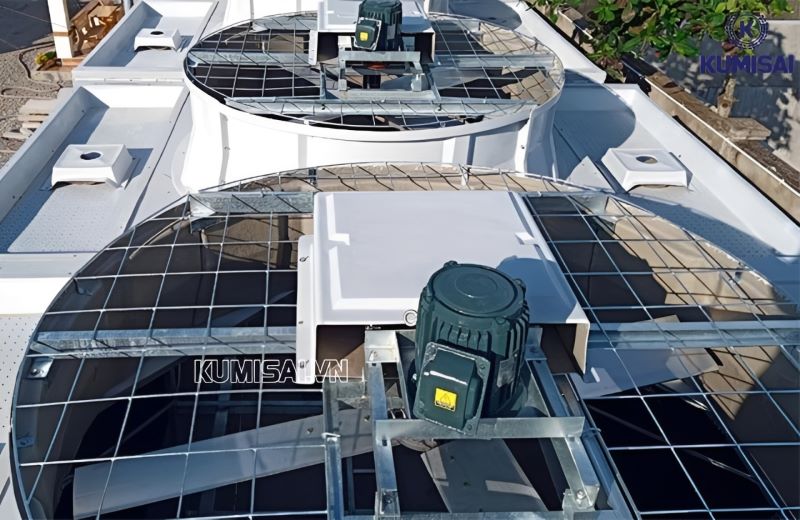 Động cơ của tháp giải nhiệt vuông