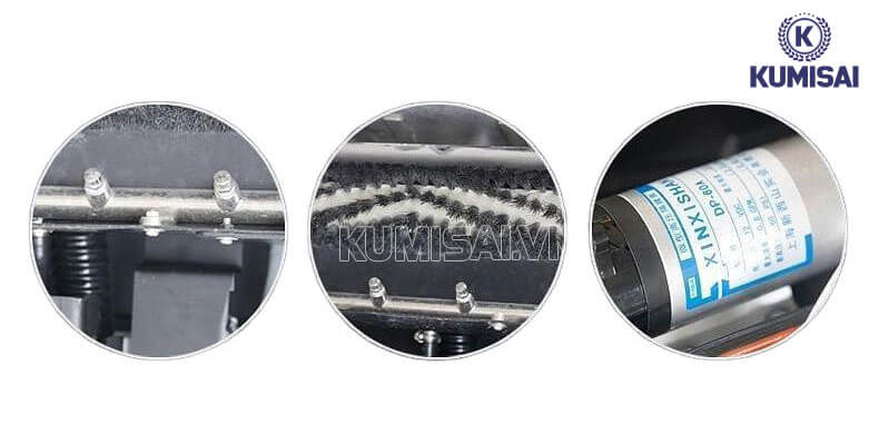 Động cơ phun hút mạnh mẽ, bàn chải quay nhanh 