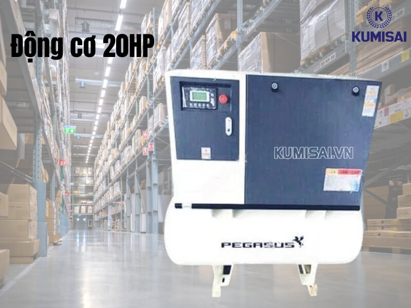 Động cơ hoạt động mạnh mẽ, công suất 20 HP