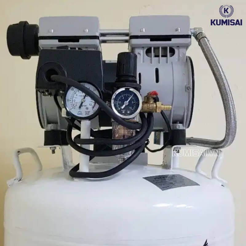 Động cơ máy 0.75 HP, nén khí nhanh 