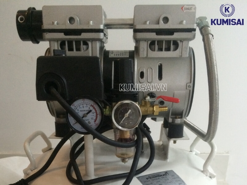 Động cơ máy công suất mạnh mẽ, giúp nén khí siêu nhanh 