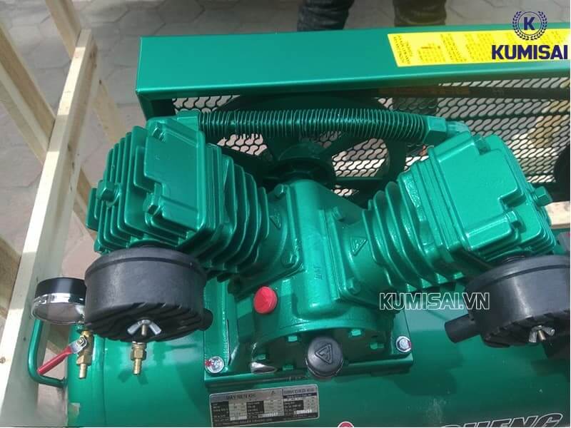 Động cơ máy vận hành mạnh mẽ, nén khí nhanh và đều