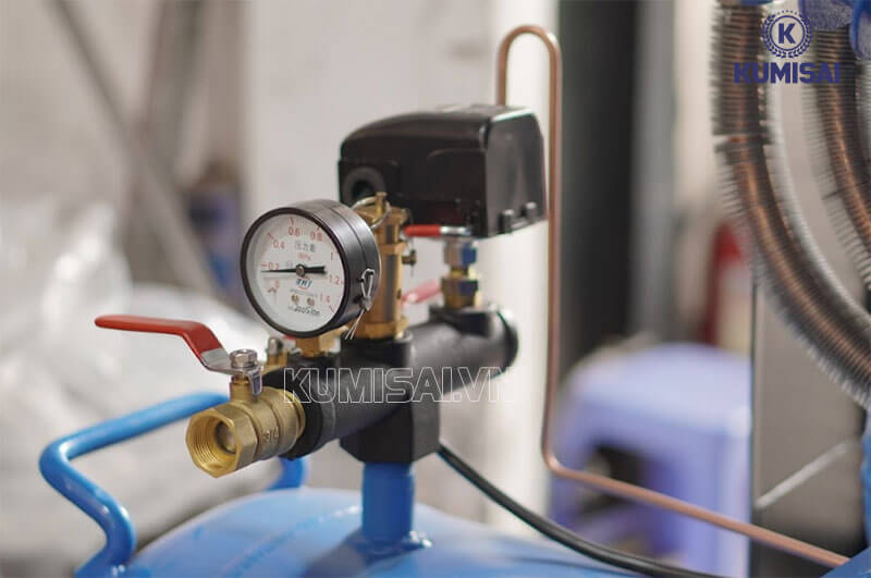 Đồng hồ đo áp & rơ le tự ngắt an toàn 