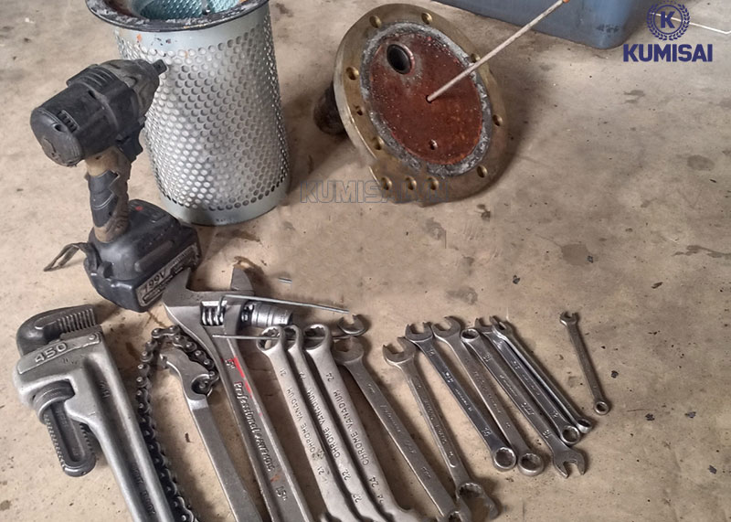 Dụng cụ cần chuẩn bị để bảo dưỡng máy nén khí piston 