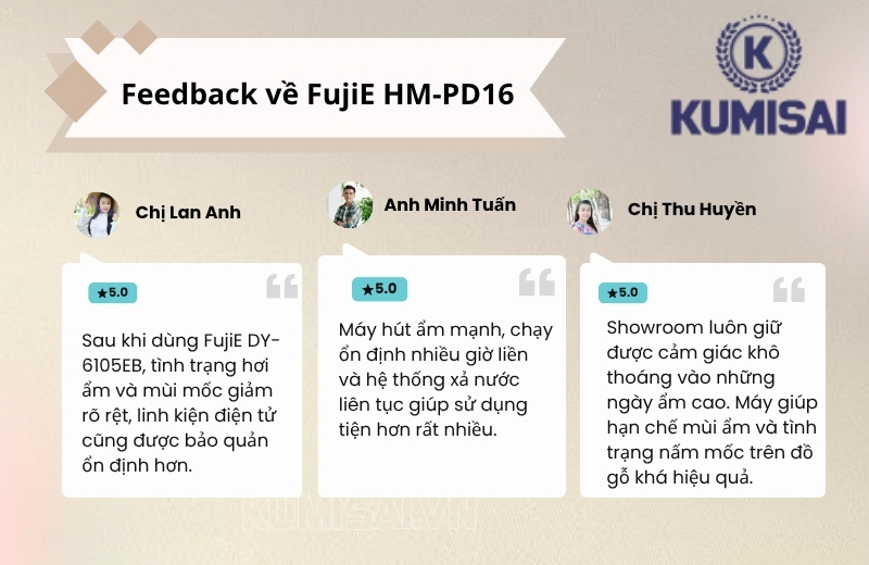 Feedback thực tiễn của người dùng về FujiE DY-6105EB Feedback thực tiễn của người dùng về FujiE DY-6105EB