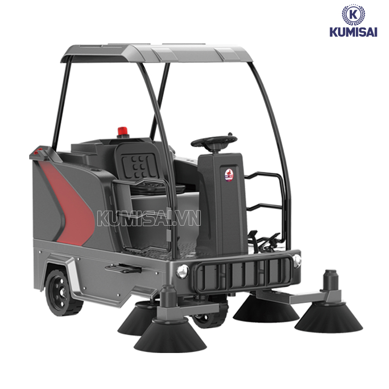 Khách hàng đều hài lòng về xe quét rác ngồi lái DQC - Tech 8F