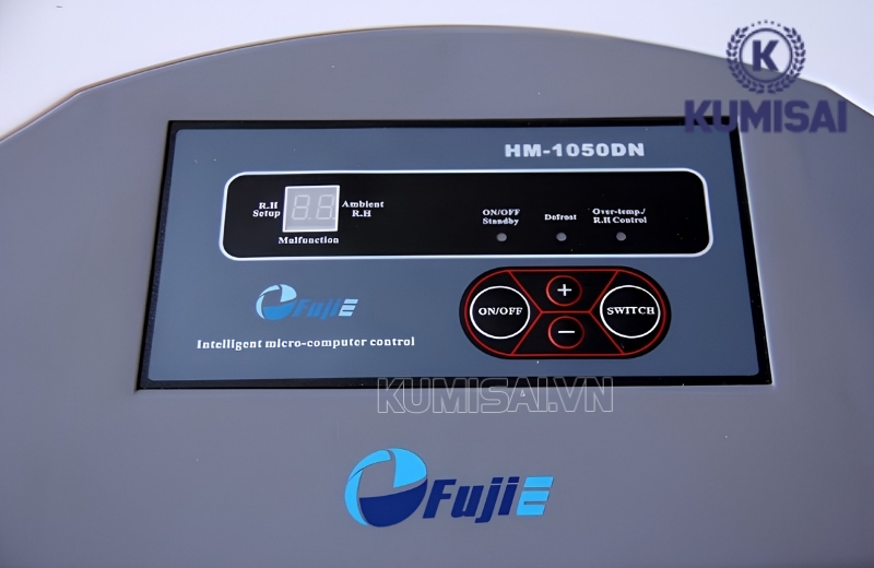 FujiE HM-1050DN có thể tự động kiểm soát độ ẩm theo ngưỡng cài đặt
