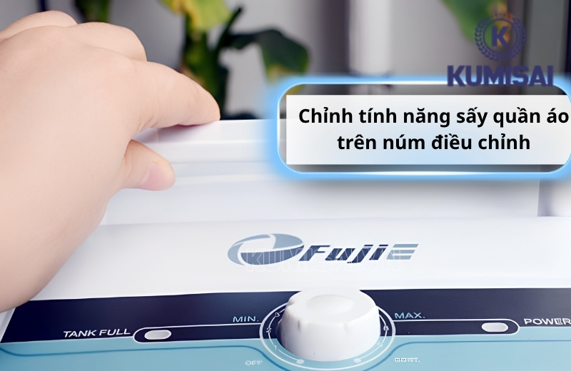 FujiE HM-616EB có tính năng sấy quần áo tiện lợi