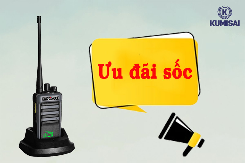 Chọn mua bộ đàm Kenwood TK-D50 chính hãng, nhiều ưu đãi tại Kumisai.vn