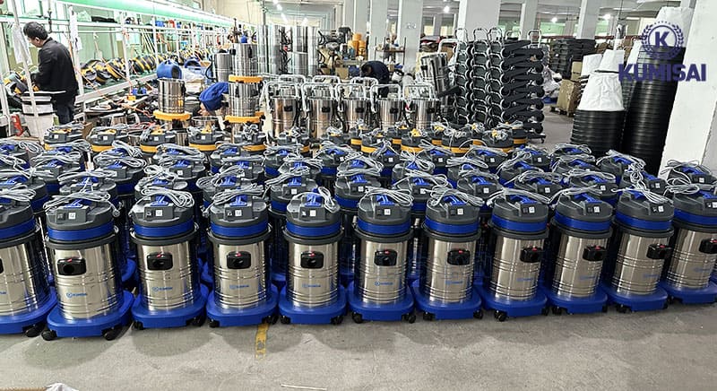 Hình ảnh thực tế máy hút bụi công nghiệp 2000w tại kho hàng Kumisai Việt Nam
