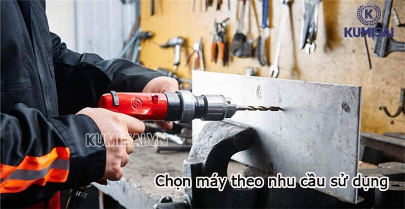 Chọn máy nén khí 8kg theo nhu cầu thực tế