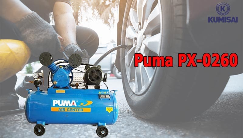 Giá máy nén khí Puma PX-0260 cực tốt tại Công ty Kumisai