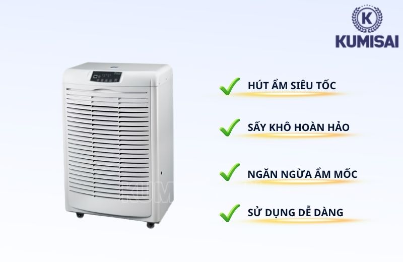 Giá trị nổi bật ở máy hút ẩm công nghiệp FujiE HM-6105EB Giá trị nổi bật ở máy hút ẩm công nghiệp FujiE HM-6105EB