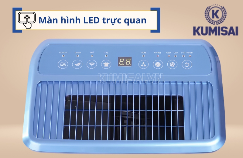 Giao điện điều khiển dễ hiểu, dễ thao tác kể cả người mới