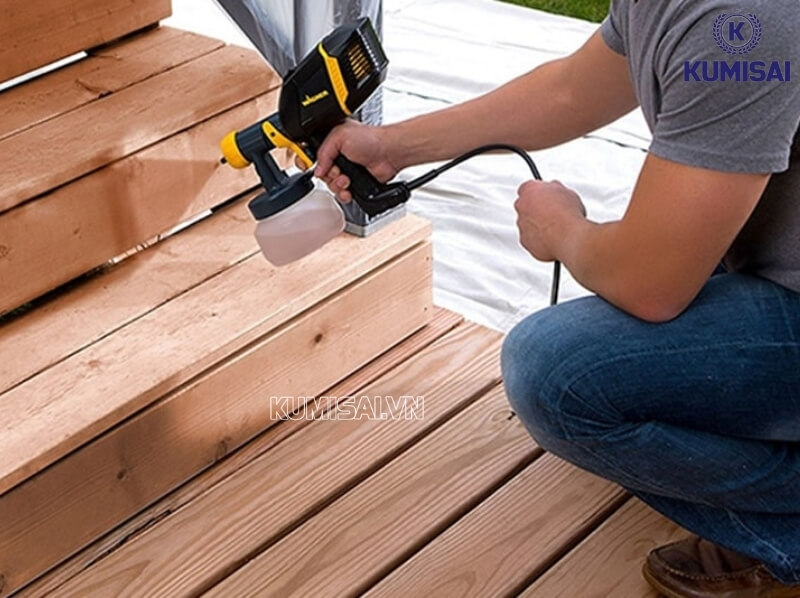 Giúp hạn chế vương vãi sơn 