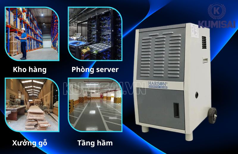 Harison HD-60B là sản phẩm chuyên hút ẩm ở không gian rộng