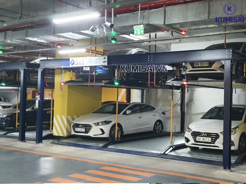 Hệ thống bãi đỗ xe tự động, hiện đại,thông minh