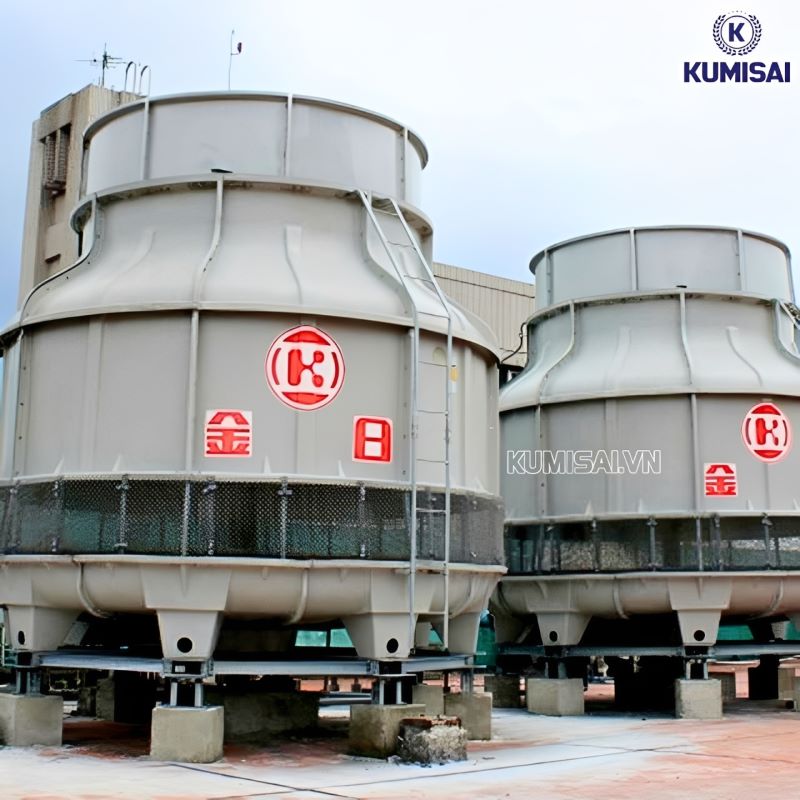 Hệ thống động cơ tháp làm mát Kingsun vận hành êm ái, hạn chế rung lắc và tiếng ồn