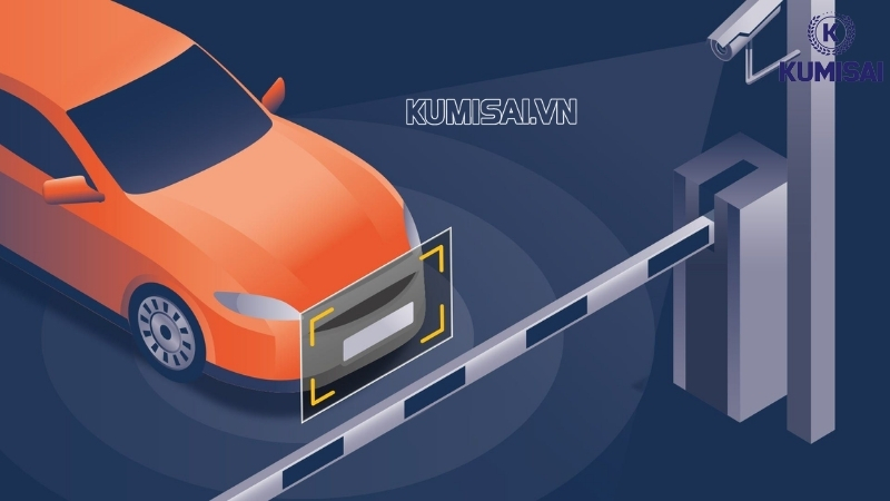 Hệ thống kiểm soát bãi đỗ xe có tích hợp camera nhận diện biển số