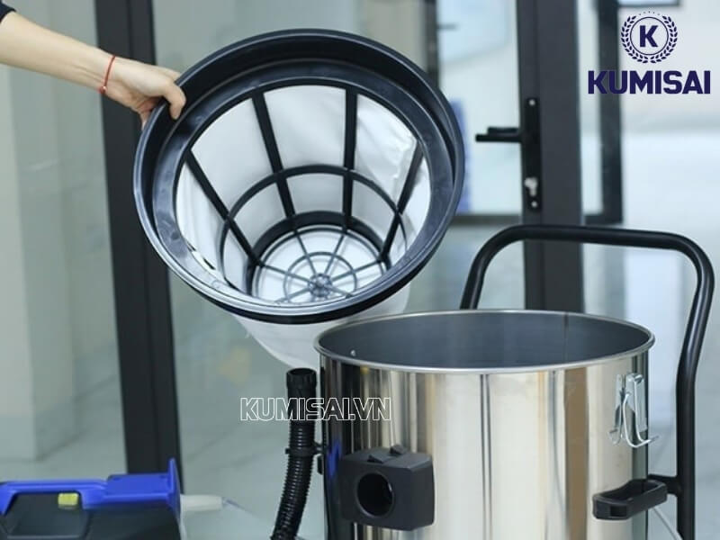 Hệ thống lọc là bộ phận rất quan trọng trong máy hút bụi 