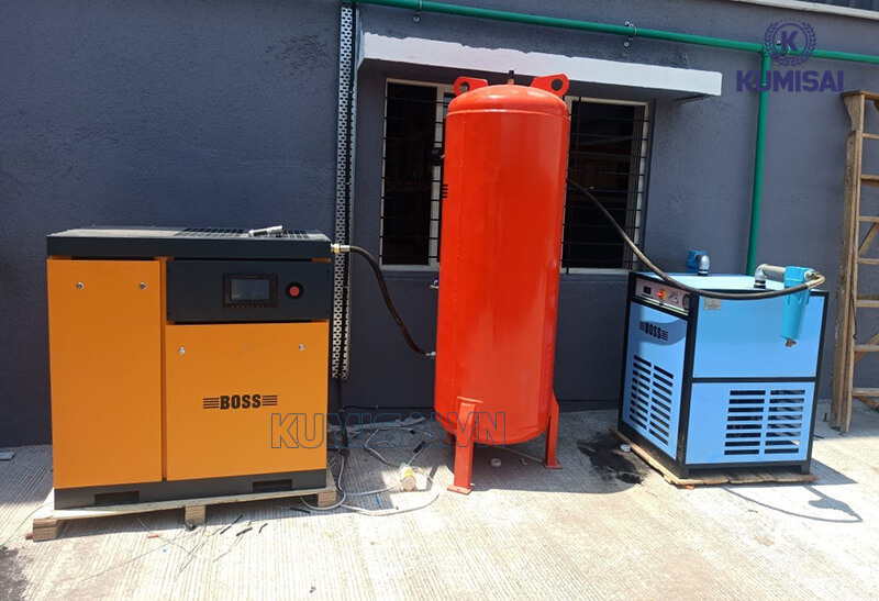 Tích hợp máy nén khí 15kW vào hệ thống dễ dàng