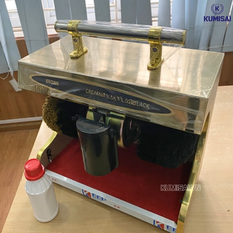 Hệ thống chổi đánh bóng và hộp cấp xi tự động