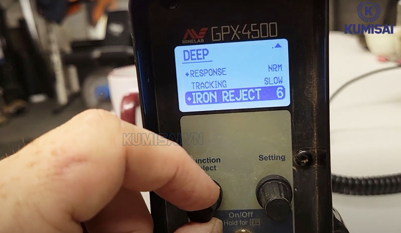 Điều khiển máy dò vàng công nghiệp cầm tay GPX 4500
