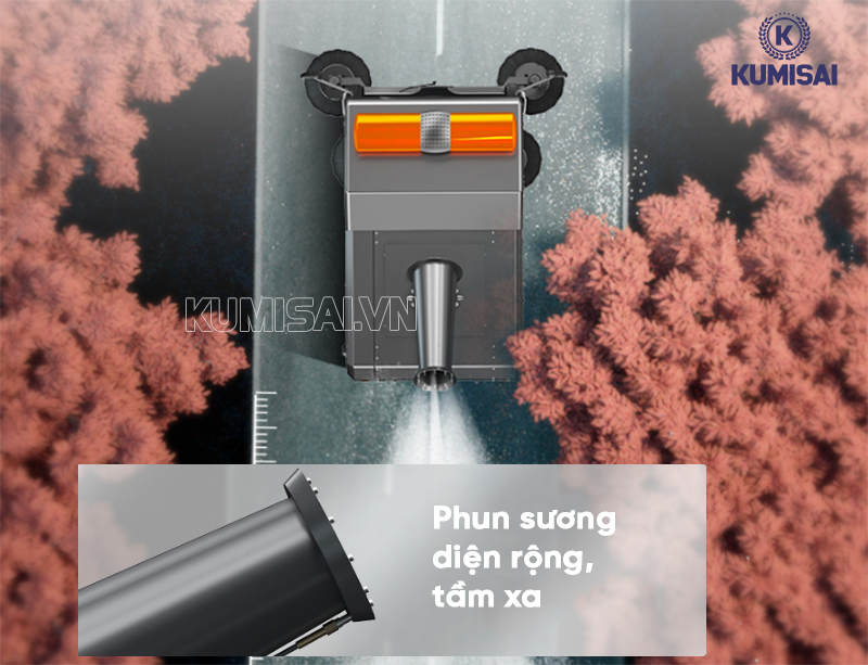Vòi phun sương tầm xa của xe