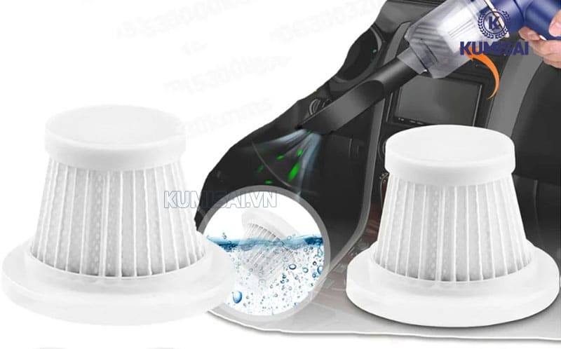 Nhiều máy hút bụi giá dưới 1 triệu trang bị bộ lọc HEPA hiện đại