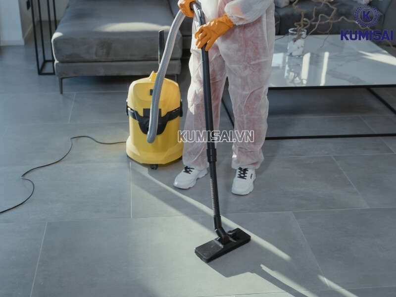 Máy hút bụi giúp tiết kiệm thời gian vệ sinh đáng kể 