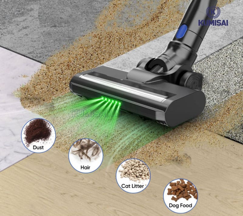 lực hút máy hút bụi 500w