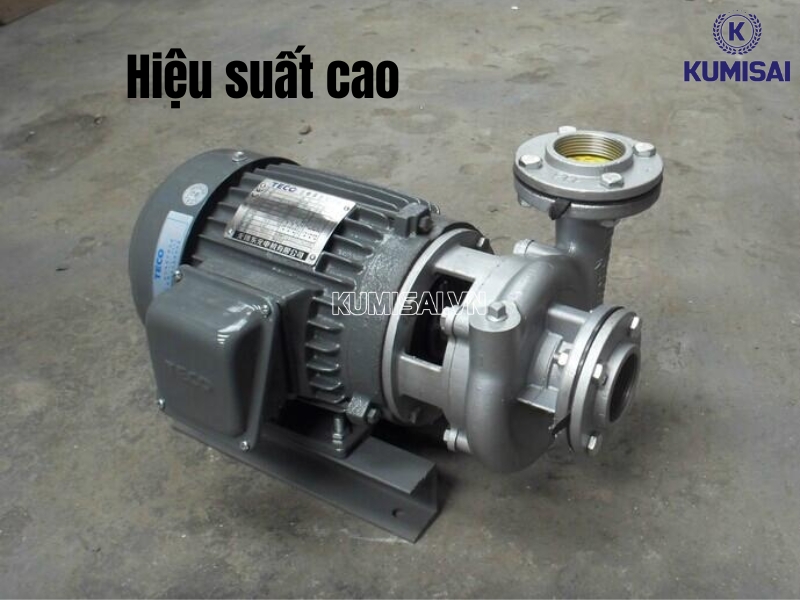 Hiệu suất bơm mạnh mẽ, tạo lưu lượng ổn định suốt quá trình vận hành