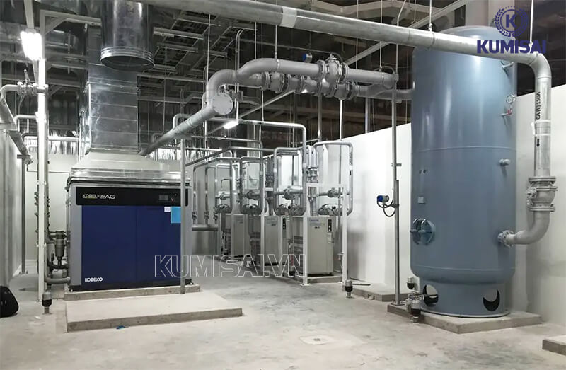 Hình ảnh một hệ thống khí nén Hình ảnh một hệ thống khí nén