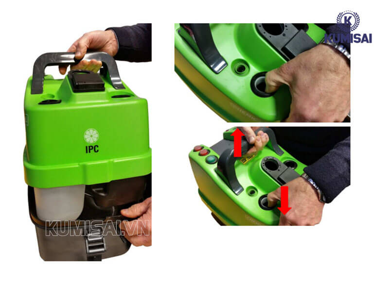 Các ngăn chứa nước bẩn & nước sạch (hóa chất) 