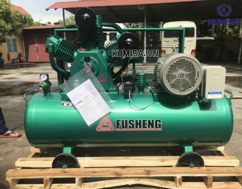Máy nén khí piston Fusheng TA100 hoạt động êm ái