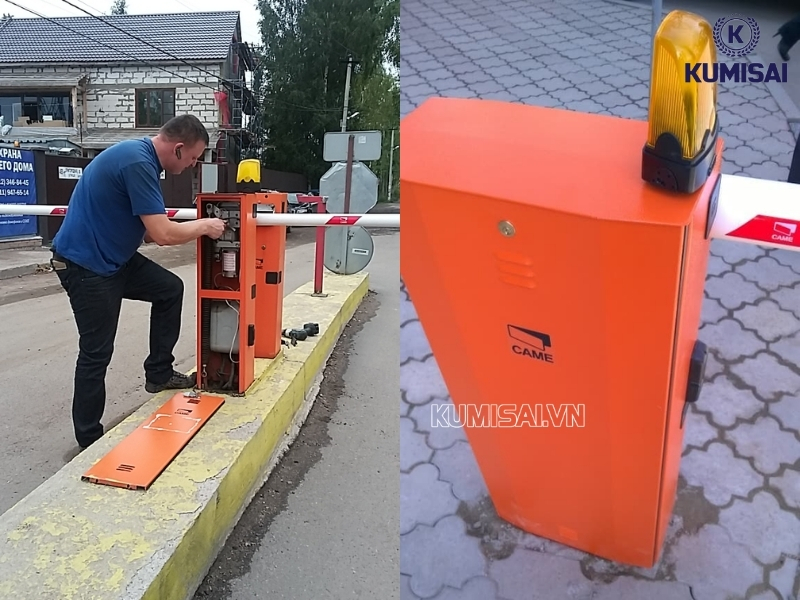 Hướng dẫn cách lắp đặt barrier tự động Came G6000