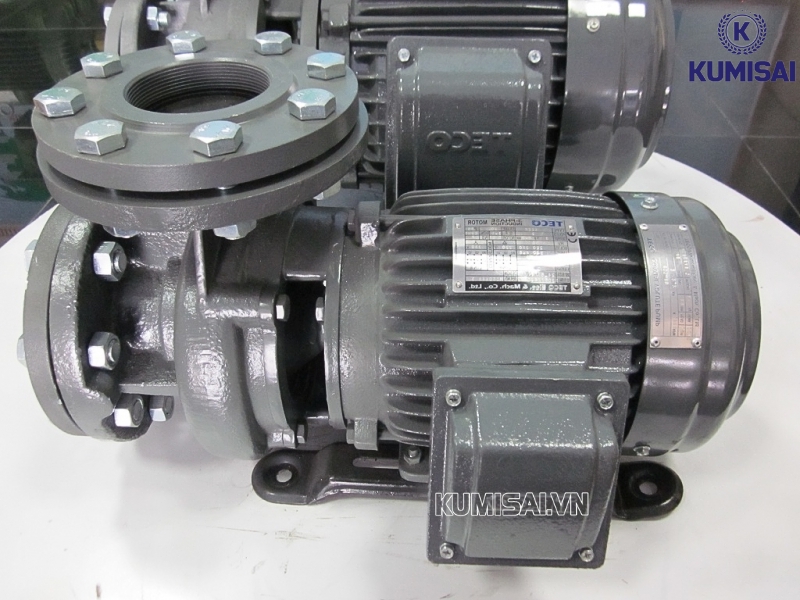 Hướng dẫn sử dụng máy bơm Teco đầu gang 7.5HP HVP3100-15.5 40