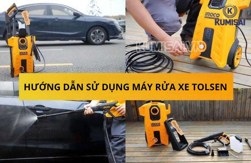 Hướng dẫn sử dụng máy phun rửa xe Tolsen Hướng dẫn sử dụng máy phun rửa xe Tolsen