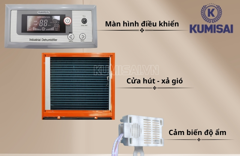 IKENO ID-12000S được cấu thành từ nhiều bộ phận khác nhau