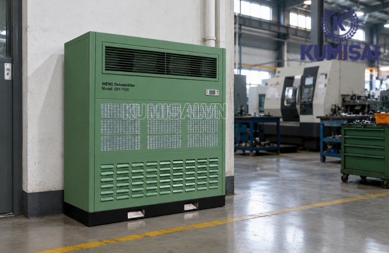 IKENO IDH-7500 duy trì ẩm ổn định dù môi trường bên ngoài có biến nhiệt cao
