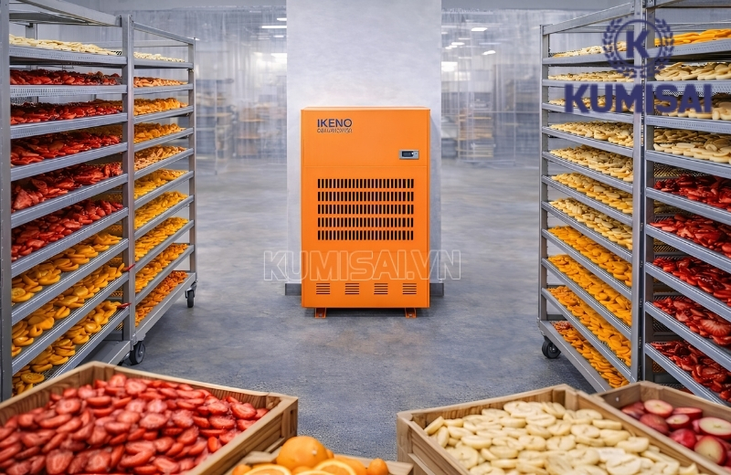 IKENO IRD-6000S giúp rút ngắn quá trình sấy khô nông sản