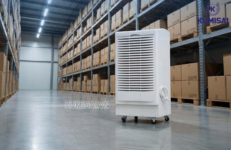 Khả năng hút ẩm của máy rất lớn