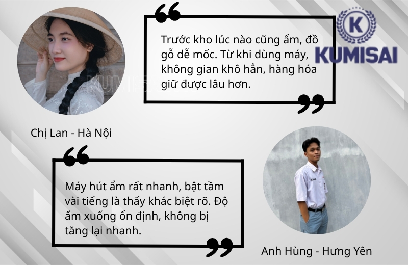 Khách hàng feedback thực tế sau khi sử dụng KMS-168LD