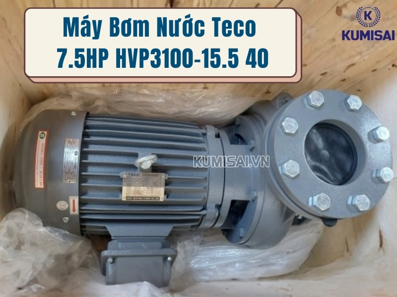 Khám phá ưu điểm của máy bơm nước ly tâm dạng xoáy Teco đầu gang 7.5HP HVP3100-15.5 40