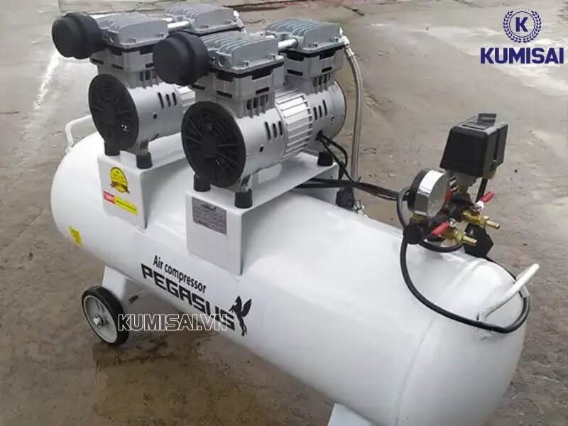 Khí nén từ máy Pegasus TM-OF550-70L sạch hoàn toàn