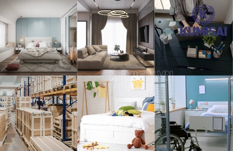 Không gian phù hợp để sử dụng máy hút ẩm KMS-26LD Không gian phù hợp để sử dụng máy hút ẩm KMS-26LD